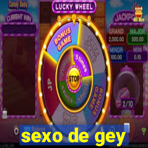 sexo de gey