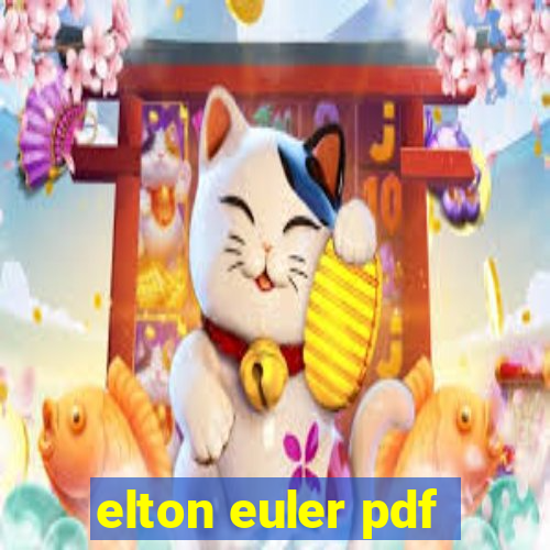 elton euler pdf