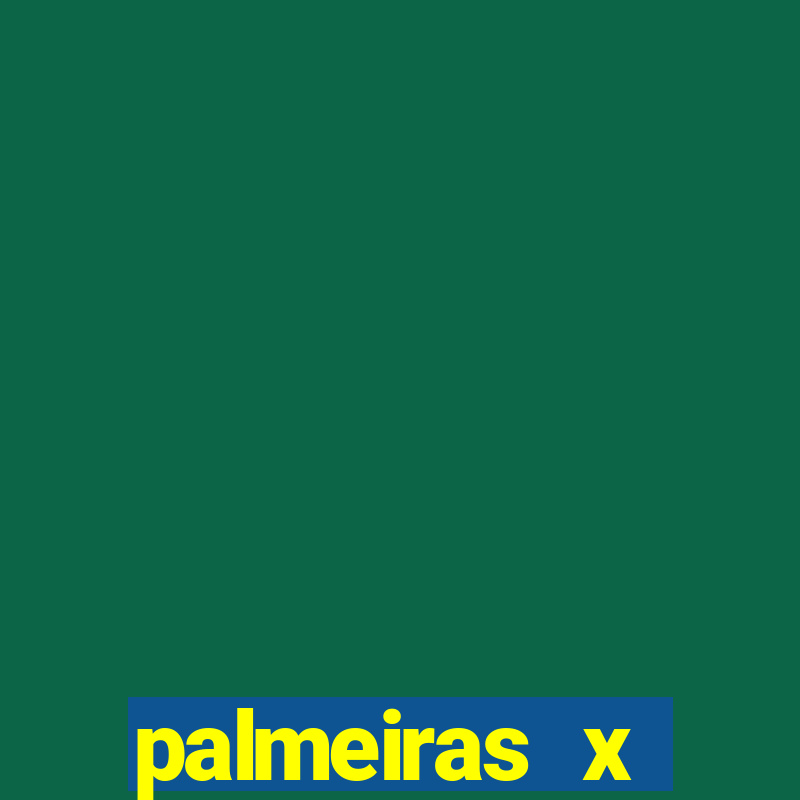 palmeiras x fluminense palpite