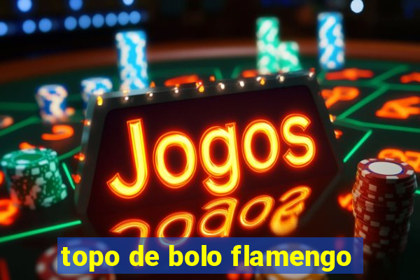 topo de bolo flamengo