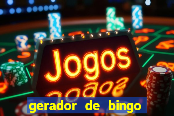 gerador de bingo cha de bebe