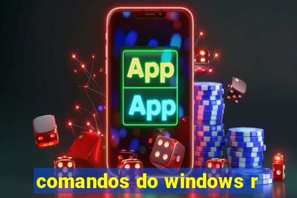 comandos do windows r