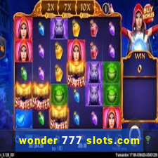 wonder 777 slots.com