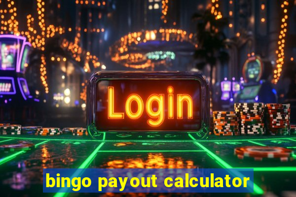 bingo payout calculator