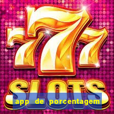 app de porcentagem de jogos slots